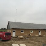 Alle tekniske installationer i ny svinestald.