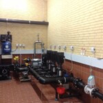 Alle tekniske installationer i nyt vandværk.