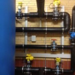 Alle tekniske installationer i nyt vandværk.