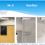 Lillet Solar Venti anlæg til at holde et sommerhus friskt og dejligt imellem man ikke er i huset.