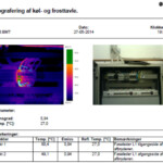 Her er der fejl på en elektrisk forbindelse i en eltavle.